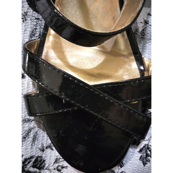 merona sandals Black Open Toed Target Size 9 - Picture 2 of 7